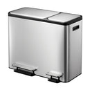 EKO EcoCasa Pedaalemmer 3x15L Mat RVS