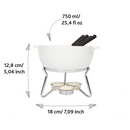 Boska Kaasfondue Party Set Magnetron Bestendig 750 ml