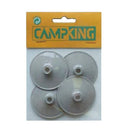 Campking 4x Regenkapjes 50mm