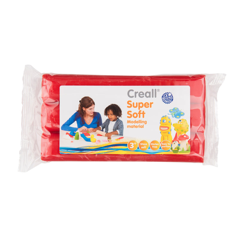 Creall Boetseerklei Soft Rood 500 gram