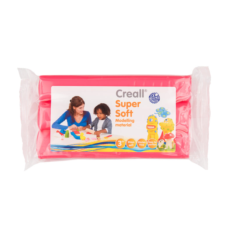 Creall Super Soft Boetseerklei Roze 500 Gram