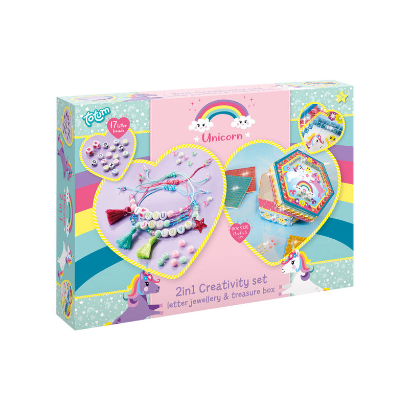 Totum Unicorn 2in1 Set Sieraden + Doosje Maken