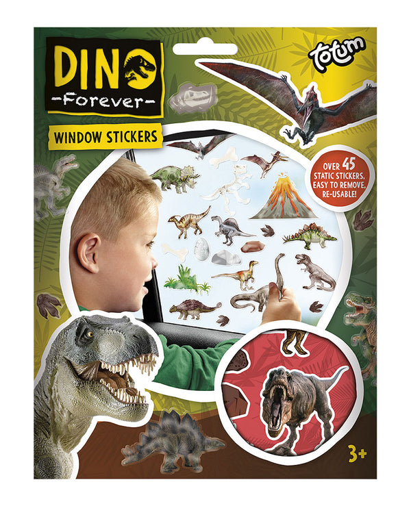 Dino raamstickers 075054