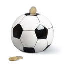 Voetbal Spaarpot 12.5 cm Zwart/Wit