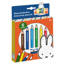 Nijntje Kleurpotloden 6 Stuks + Puntenslijper