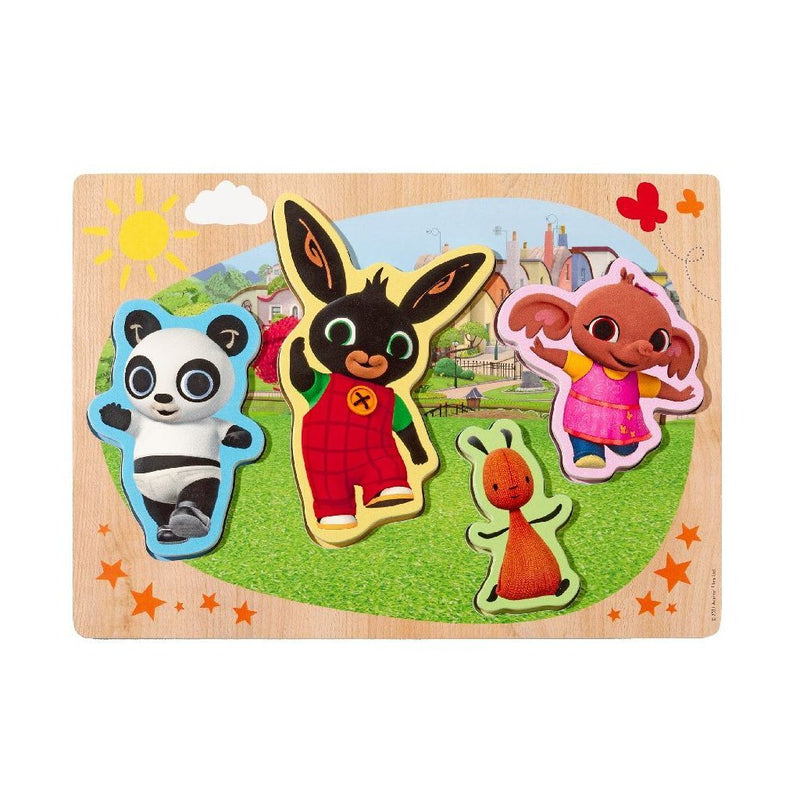 Bing Houten Vormenpuzzel, 5st.