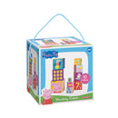 Peppa Pig Stapelkubus met 10 Blokken