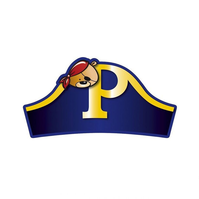 Piet Piraat Kartonnen Hoedjes 8 Stuks