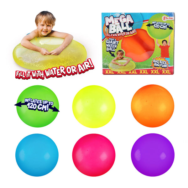 Mega Bal Puffer Gevuld met Lucht of Water, 120cm