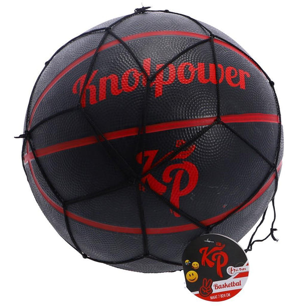 Knol Power Basketbal Maat 7 Zwart/Rood