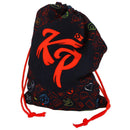 Knol Power Knikkerzak 13x20 cm Zwart/Rood