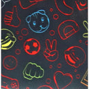 Knol Power Knikkerzak 13x20 cm Zwart/Rood