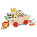 Fisher Price Houten Trekkar met Dieren