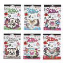 TATTOO Boekje met ca 280 tattoostickers 6ass