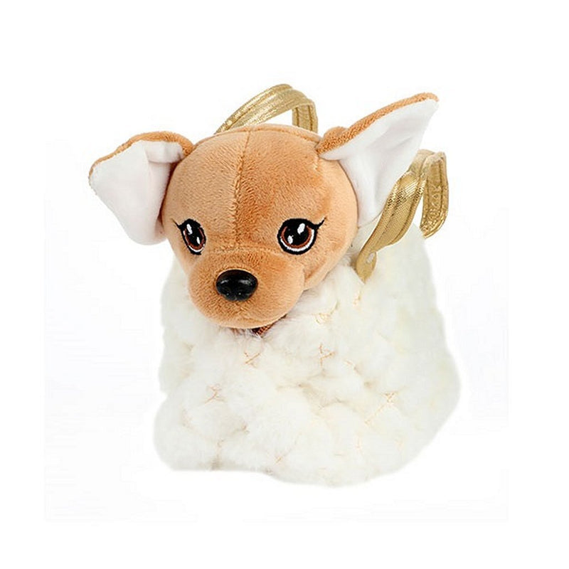 Hond Pluche Chihuahua Handtas Wit