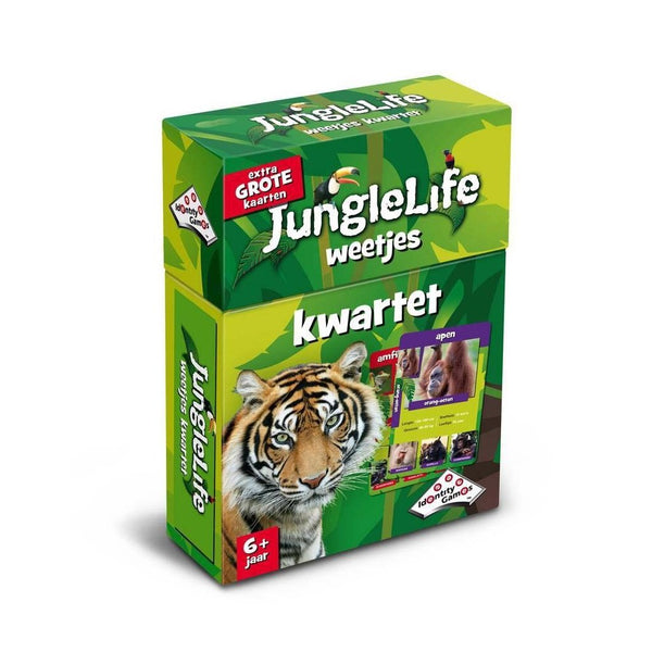 Kwartet Junglelife - Kaartspel Identity Games