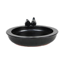 Esschert Design Vogelbad Keramiek/Zwart