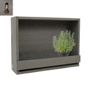 Esschert Design Houten Bloempothouder 12.3x39.1x28.9 cm Grijs