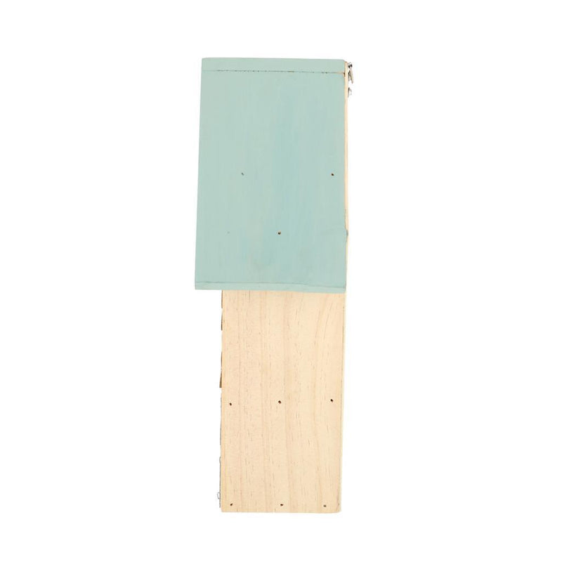 Esschert Design Houten Insectenhotel 10x24x29 cm Naturel/Mintgroen