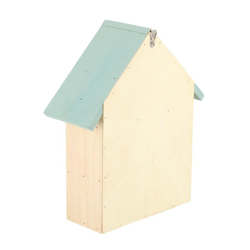 Esschert Design Houten Insectenhotel 10x24x29 cm Naturel/Mintgroen