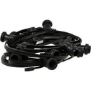 Simply Design P10 Waterdichte Prikkabel met 15 Fittingen 10M Zwart