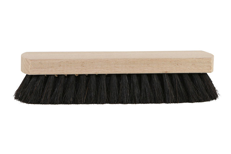 Schoen uitwrijfborstel 16cm zwart haar