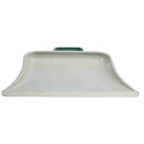 Stofblik metaal met beugelgreep 22,5x32 cm grijs