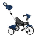 Qplay 4in1 Driewieler Blauw/Zwart