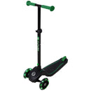 Qplay Step Future met 3 Wielen + Licht Groen/Zwart