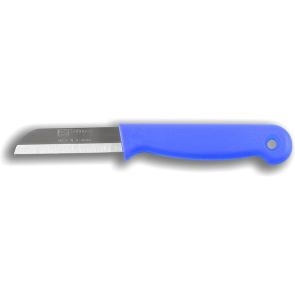 Solinger Aardappelmesje 6 cm RVS/Blauw