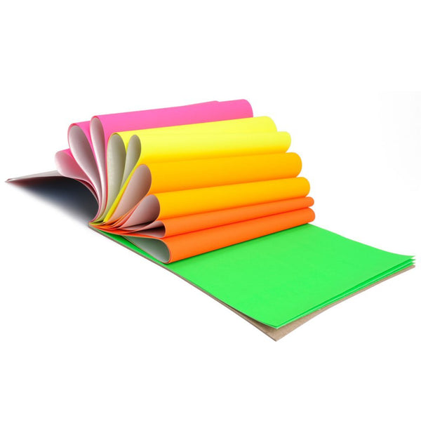 Grafix A4 Papierblok Fluorkleuren