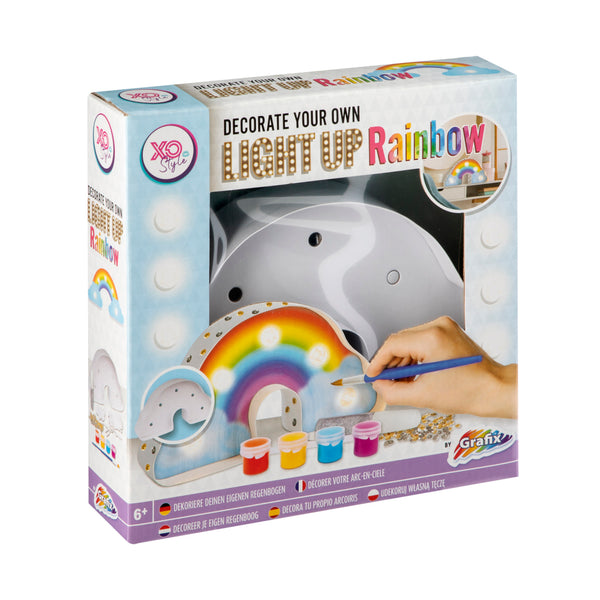 Grafix XO Style Decoreer Je Eigen Regenboog met Licht