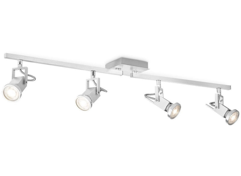 Cali - 4 lichts halogeen opbouwspot - aluminium ‚Ø81cm - draaibaar