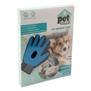 Petville Borstel-Handschoen Blauw/Zwart