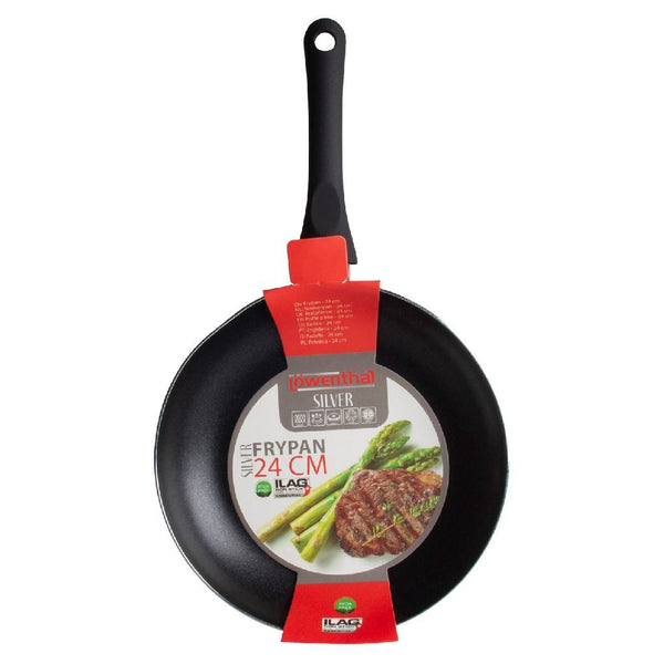 Lowenthal Koekenpan 24 cm Zwart