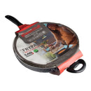 Lowenthal Hapjespan met Glazen Deksel 28 cm Zwart