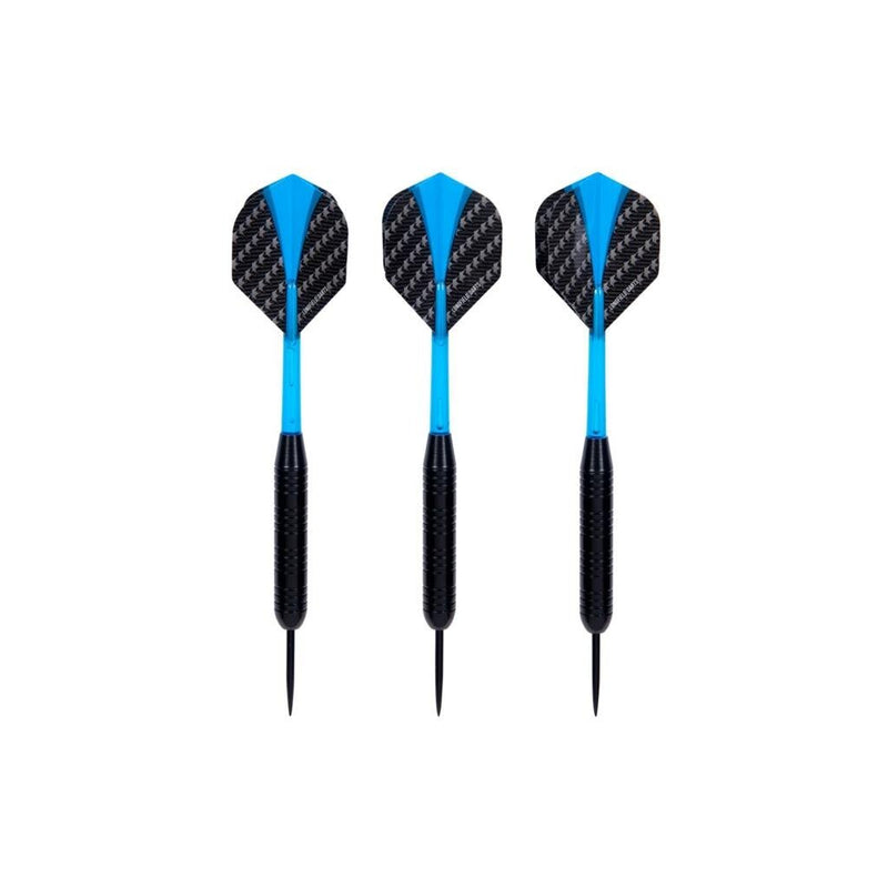 Longfield Darts Stalen Dartset 3 Stuks Zwart/Blauw