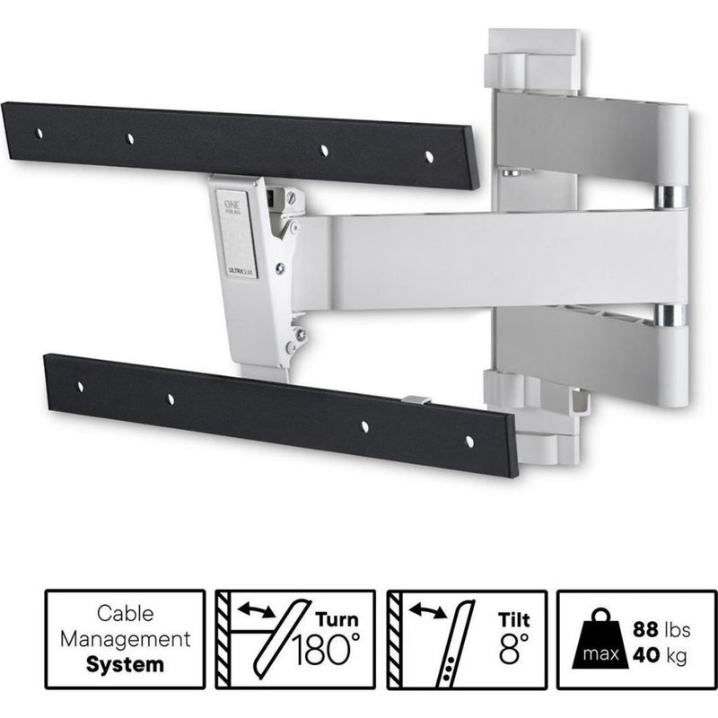 One For All WM 6453 Ultraslim OLED TV-Beugel 32-77 Inch Schermen Zwart/Zilver