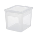 Iris Opbergbox 30L 39.5x34x29.3 cm Wit/Transparant