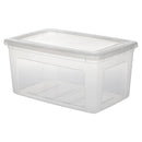 Iris Opbergbox 50L 59.5x39.5x29 cm Wit/Transparant
