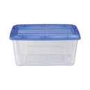 Iris Topbox Opbergbox 15L 39x29x18.6 cm Blauw/Transparant