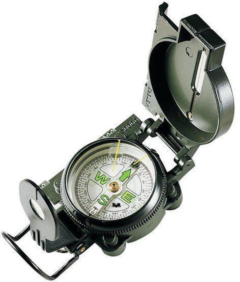 Lenskompas metaal groen