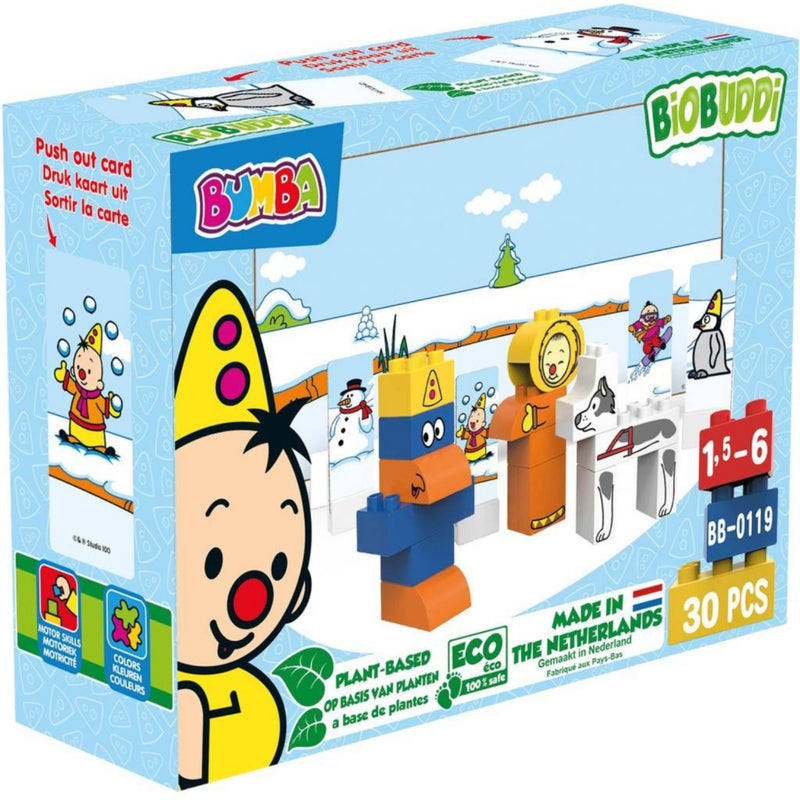Bumba Biobuddi Bouwblokken Winter 30-delig