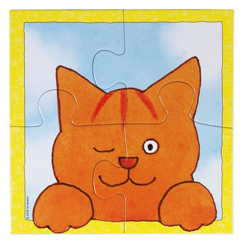Dikkie Dik Puzzel, 4in1