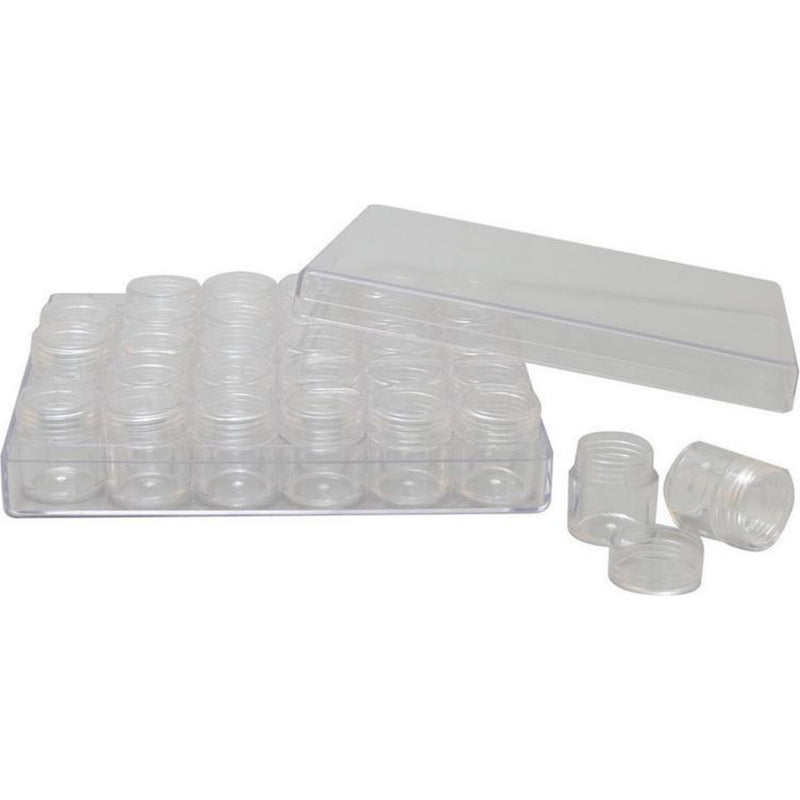 Crystal Art Opbergdoos met 30 Potjes