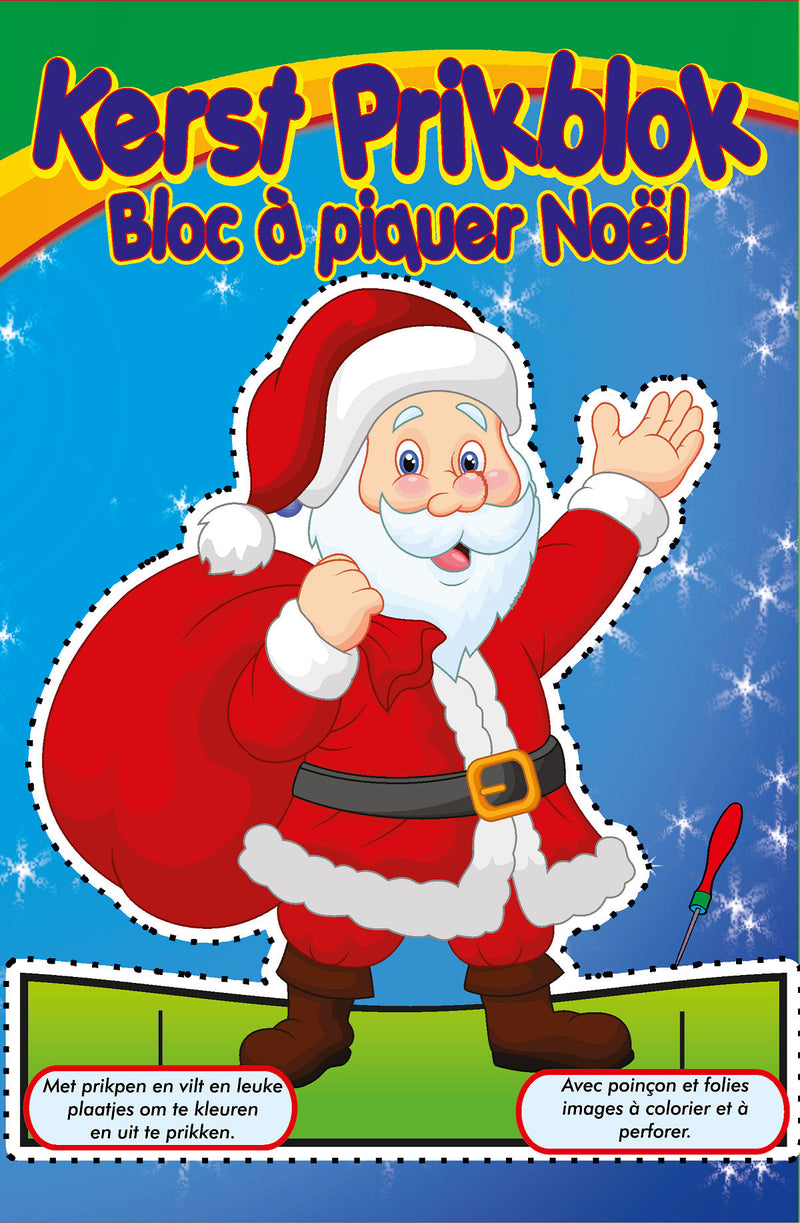 Kerst prikblok A5