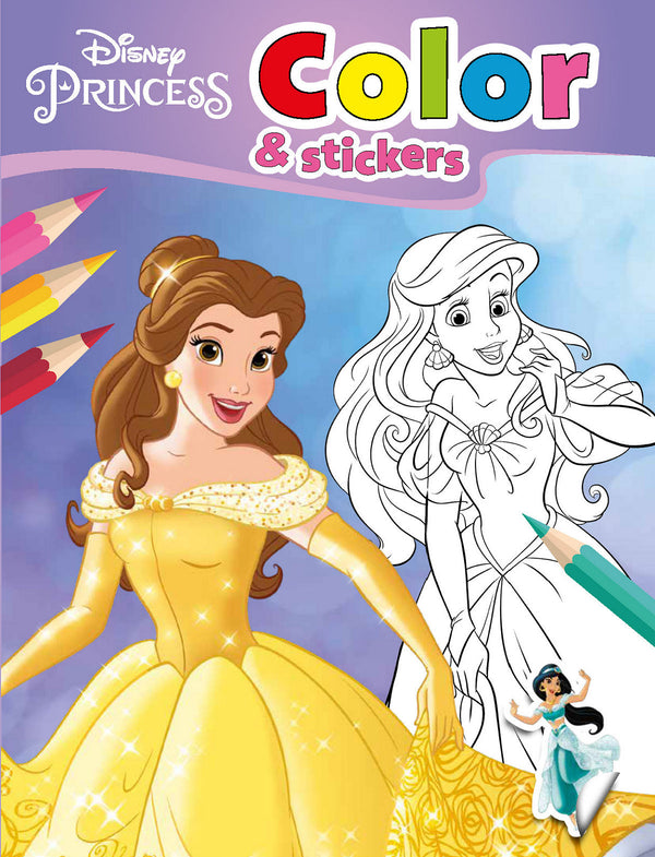 Walt Disney Color en Stickers Princess