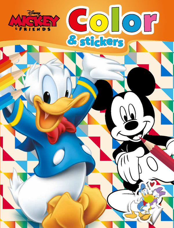 Walt Disney Color en Stickers Mickey