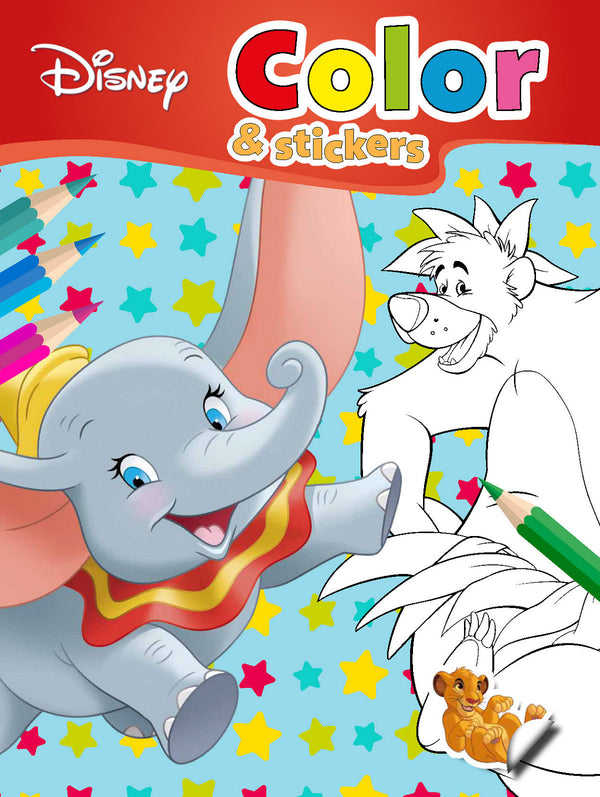 Walt Disney Color en Stickers Filmstars