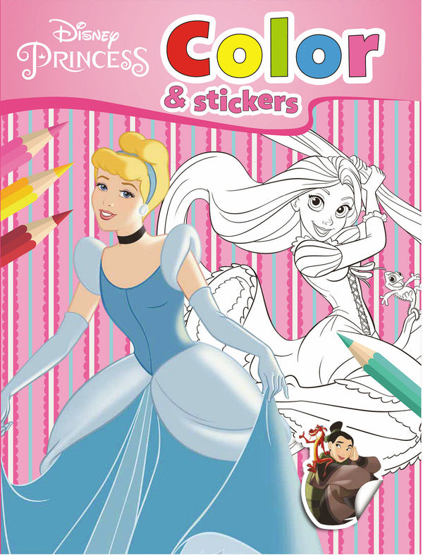Walt Disney Color en Stickers Princess